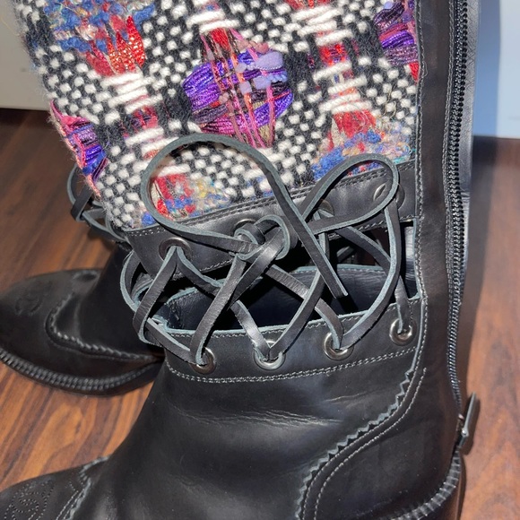 Chanel tall boot quilted tweed - Picture 5 of 12